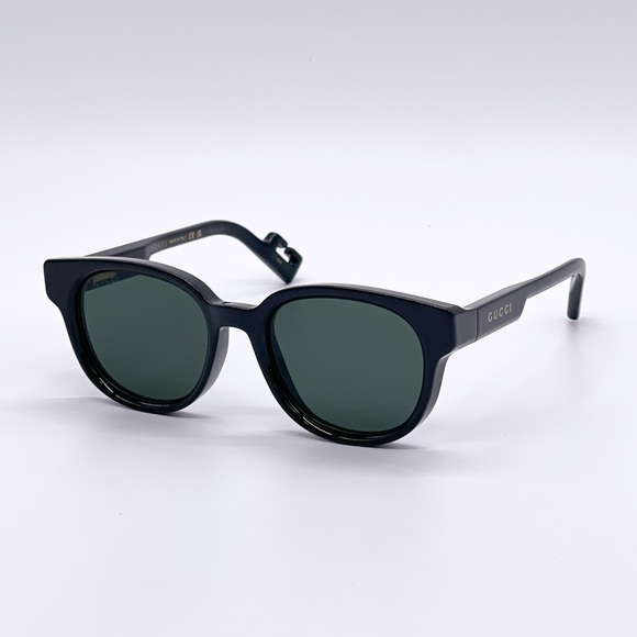 NEW GUCCI GG1237S 004 UNISEX SUNGLASSES GUCCI GG1237S BLACK GREEN EYEWEAR - Picture 2 of 12